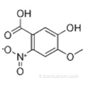 Acide benzoïque, 5-hydroxy-4-méthoxy-2-nitro CAS 31839-20-0